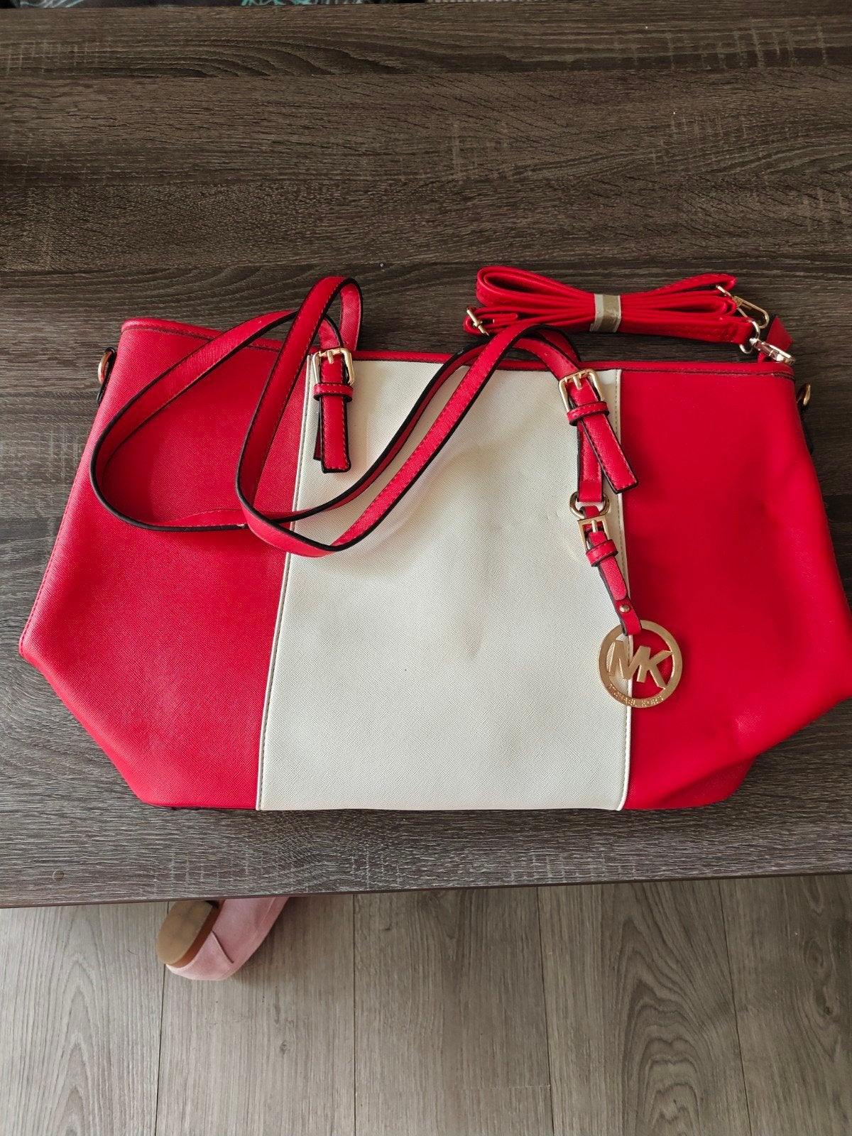 Michael Kors tas, Ophalen of Verzenden, Nieuw, Rood, Handtas