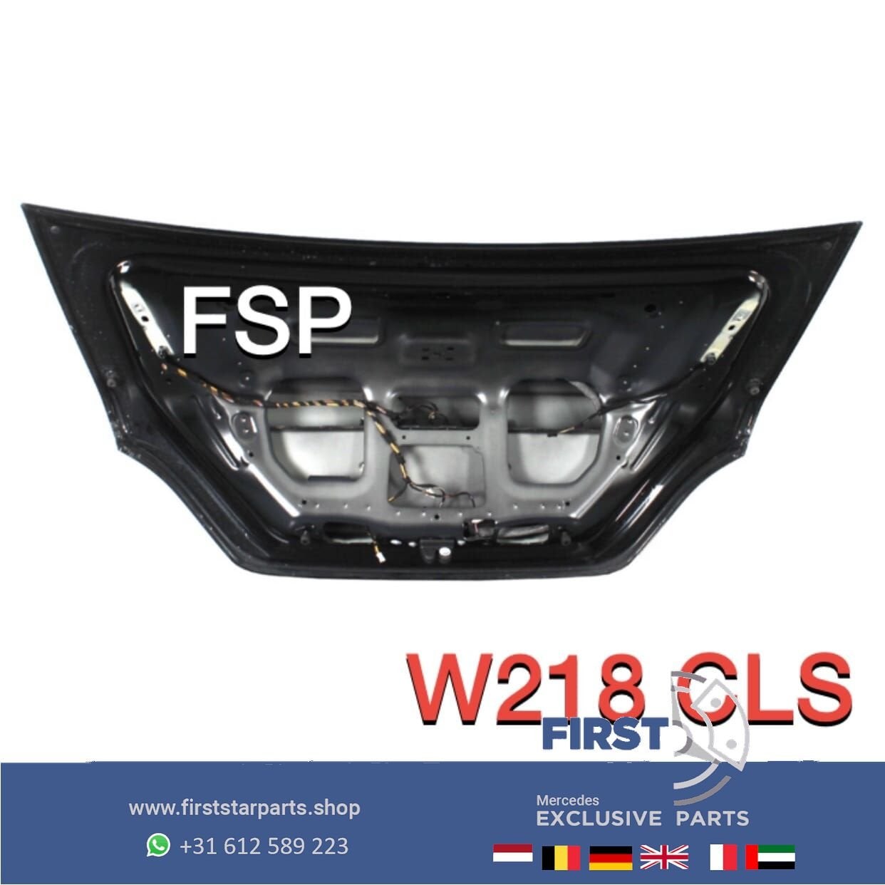 W218 CLS Facelift Achterklep + camera Mercedes grijs koffer, Auto-onderdelen, Gebruikt, Ophalen of Verzenden, Achter, -
