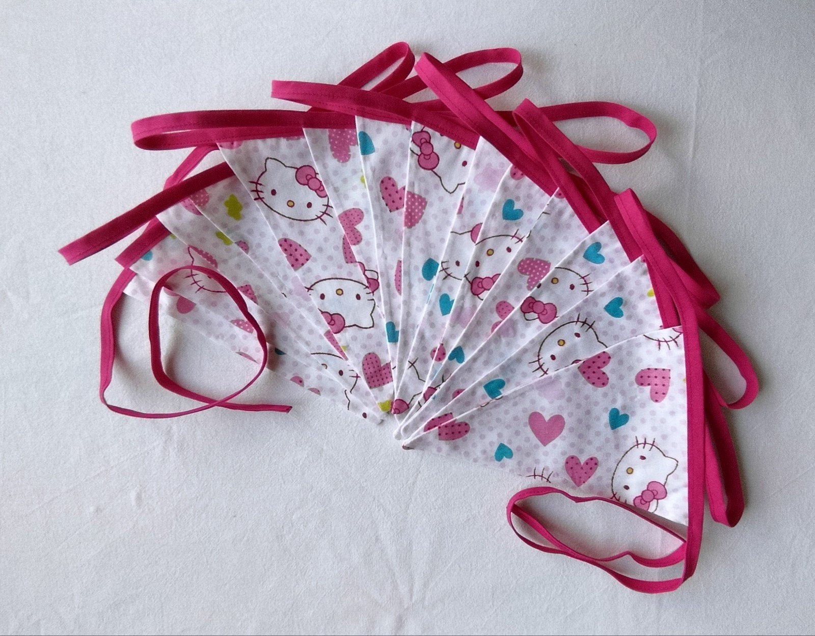 Vlaggenlijn HELLO KITTY, Ophalen of Verzenden, Nieuw, Versiering, Overige