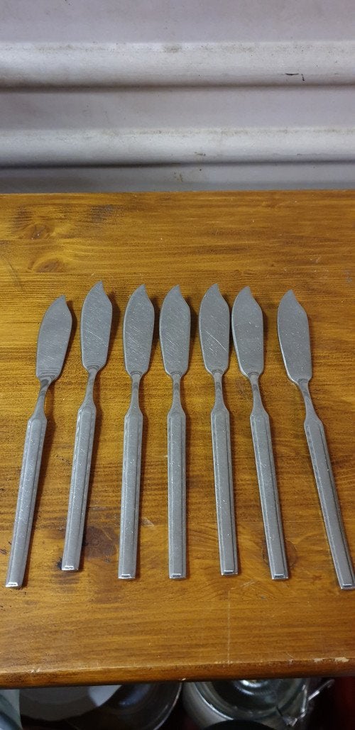 vismessen7 stuks, Ophalen of Verzenden, 'T Olde Gre-j, Info@toldegrej.nl, Endepoelstraat 20f Didam