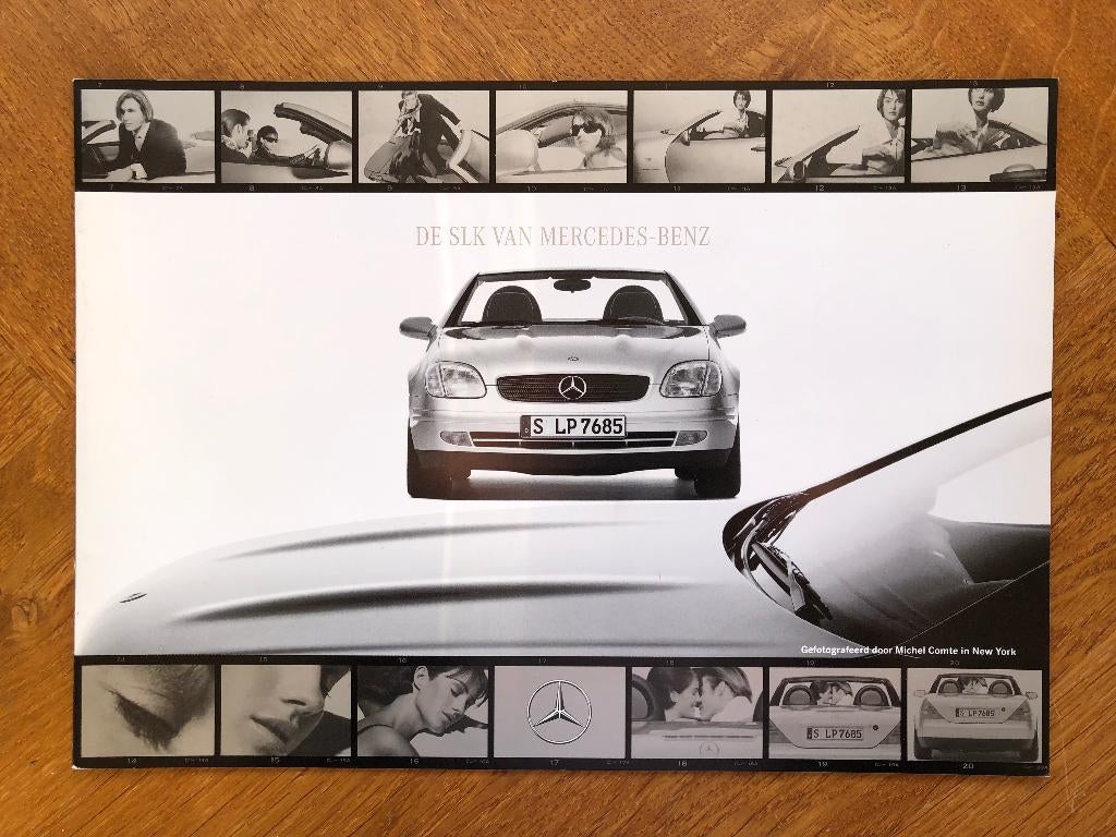 De SLK van Mercedes-Benz - folder 1996, Verzenden, Nieuw, Mercedes, Mercedes-Benz