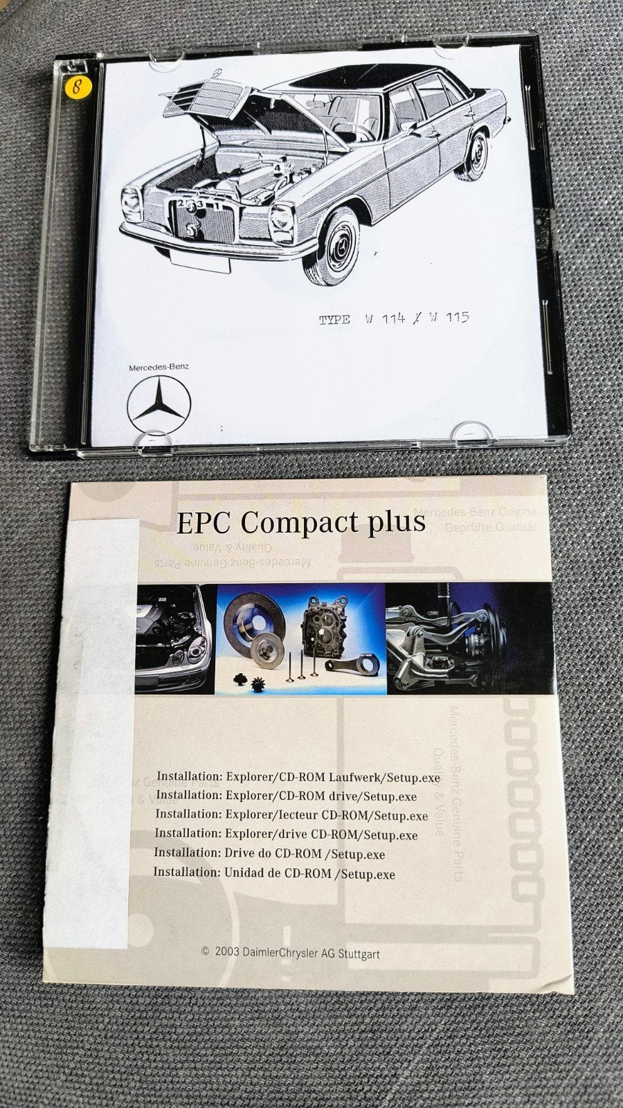Mercedes-Benz W114 W115 EPC Compact Plus Onderdelencatalogus, Ophalen of Verzenden, Mercedes-Benz