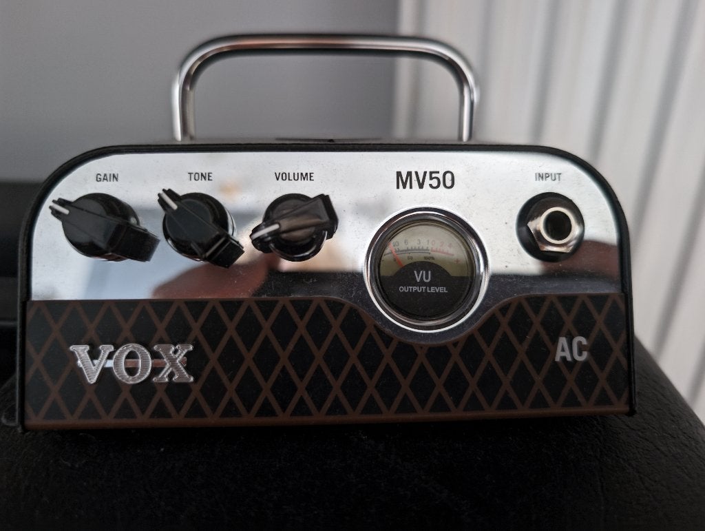Vox MV50 AC amp met Send/Return Mod + Vox BC108 cabinet, Ophalen, Gebruikt, Gitaar, Minder dan 50 watt
