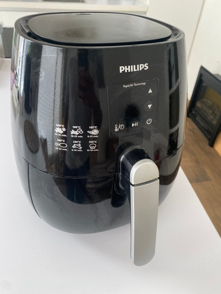 Airfryer voor heerlijke friet, snacks en broodjes, Ophalen of Verzenden, Zo goed als nieuw, Airfryer, 1000 t/m 1499 gram
