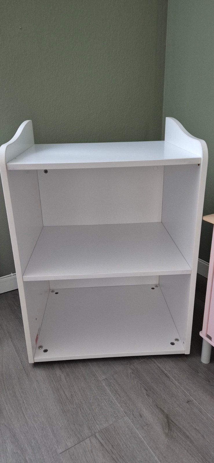Witte commode/kast met sierlijke details, Gebruikt, 75 tot 100 cm, Minder dan 50 cm, Commode