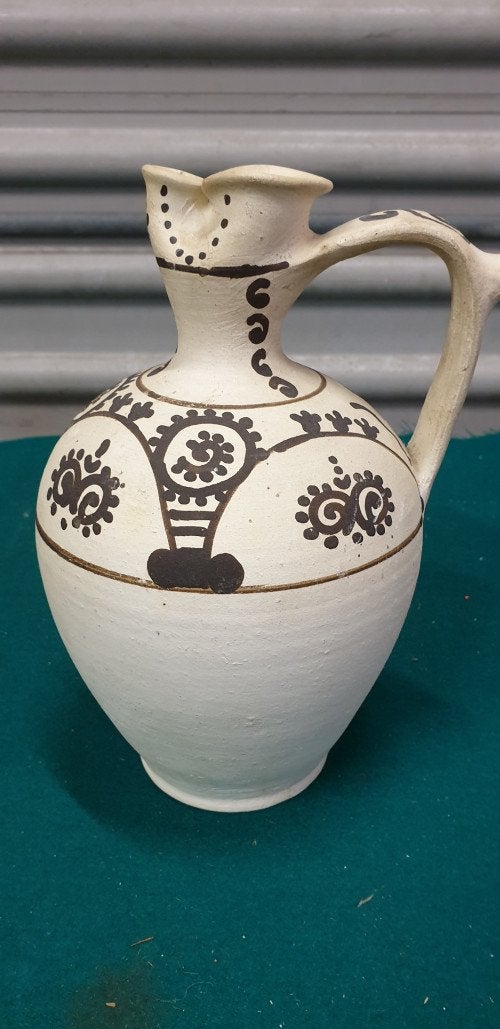 kruik beschilderd, Ophalen of Verzenden, 'T Olde Gre-j, Info@toldegrej.nl, Endepoelstraat 20f Didam
