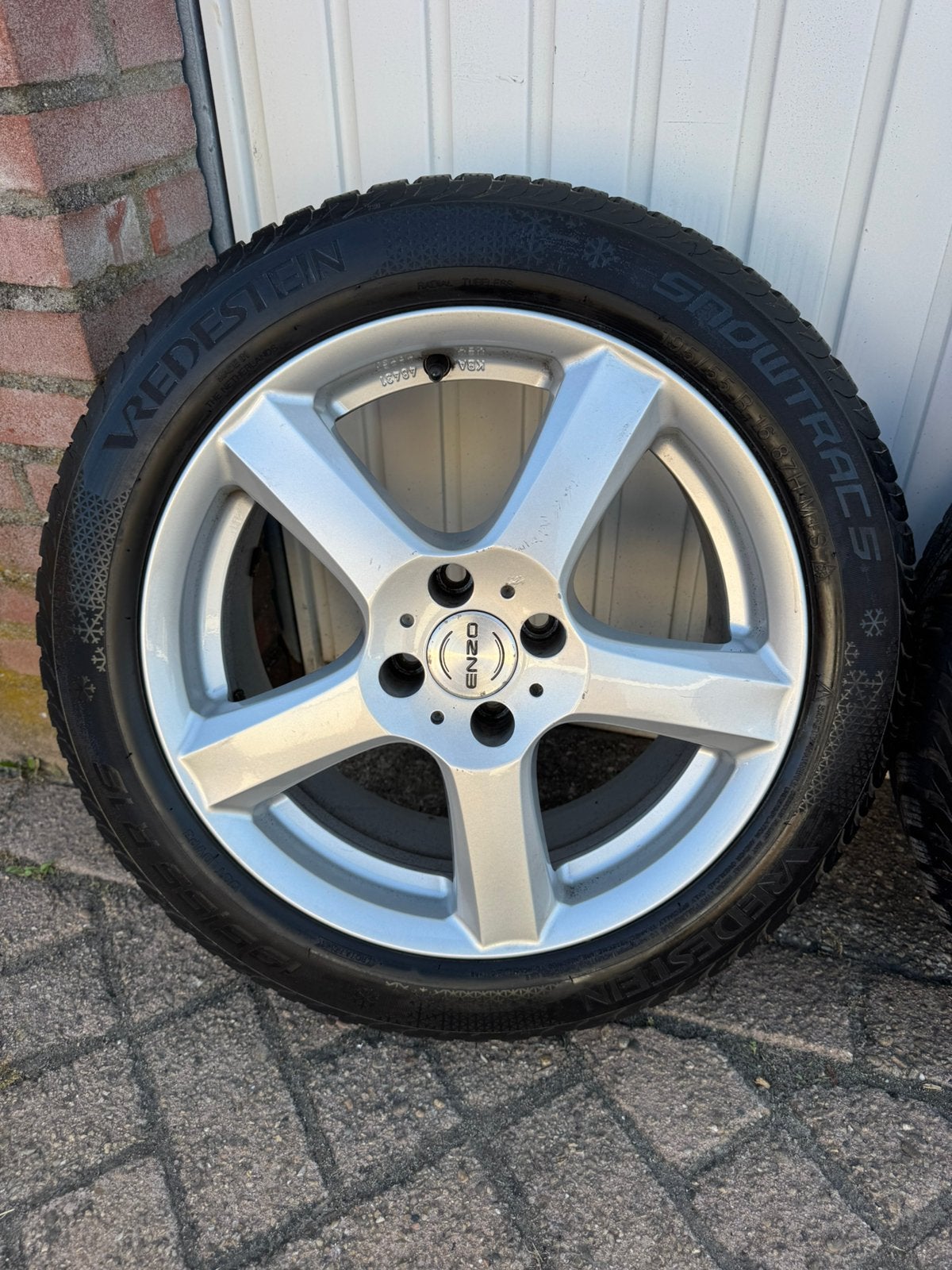 Sportvelgen Enzo 16” lichtmetaal 4x100 ET30, Auto-onderdelen, Gebruikt, 16 inch, Alcar groep, Banden en Velgen