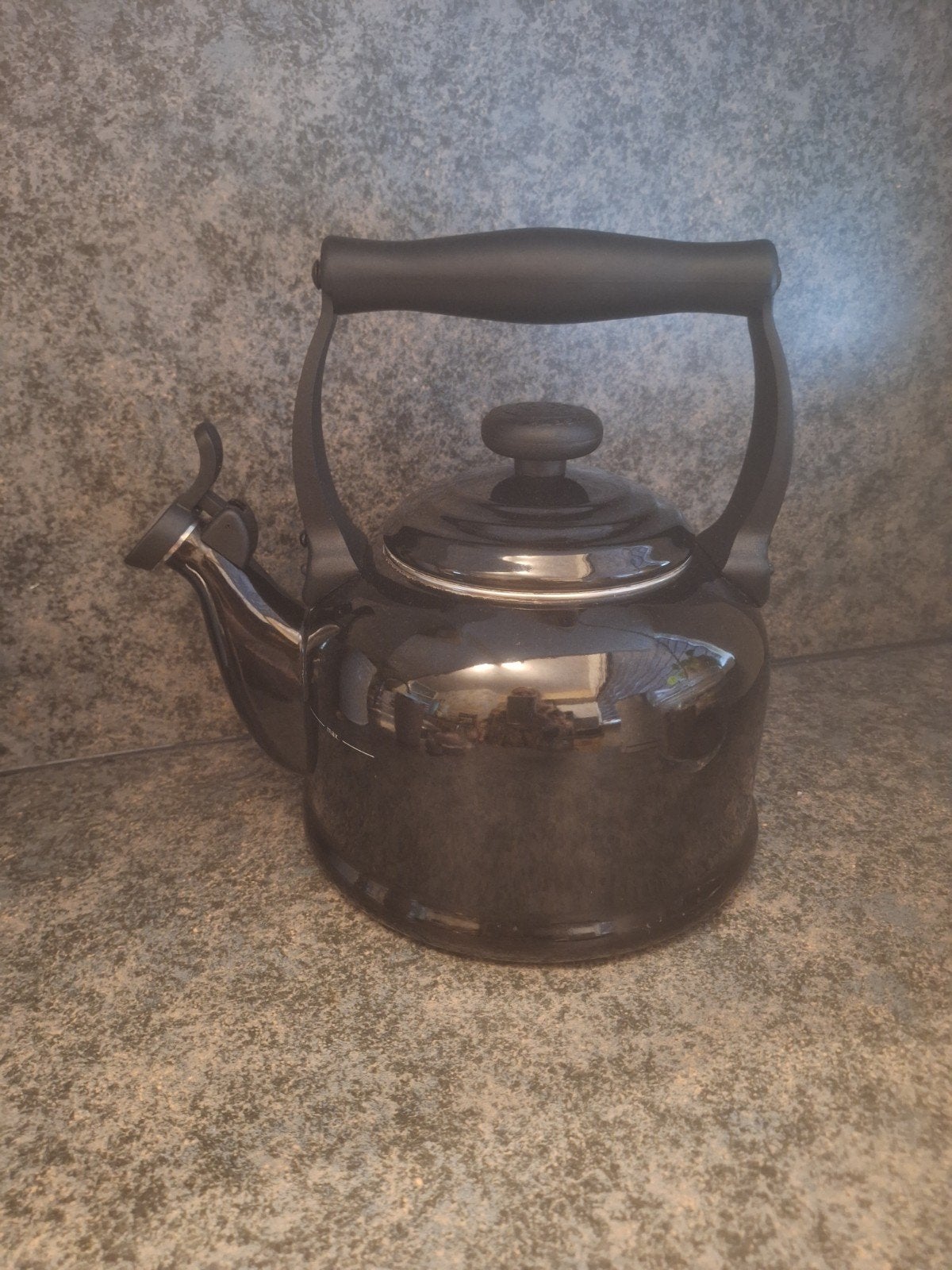Le Creuset fluitketel - Zwart, Ophalen of Verzenden