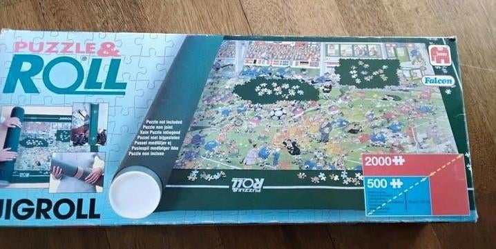 Puzzel en Roll puzzelmat met rol en banden Jumbo, Ophalen of Verzenden, Zo goed als nieuw, Overige typen