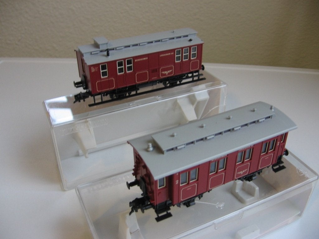 Fleischmann H0. Länderbahn personenrijtuigen 505701 505702., Gelijkstroom, Verzenden, Fleischmann, Wagon
