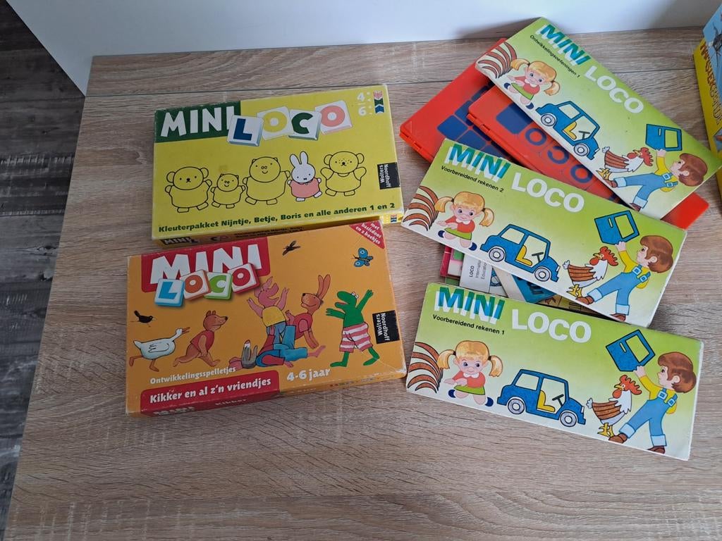 Mini Loco Spellen en Boekjes - Educatief Speelgoed, Ophalen of Verzenden, Gebruikt, Puzzelen