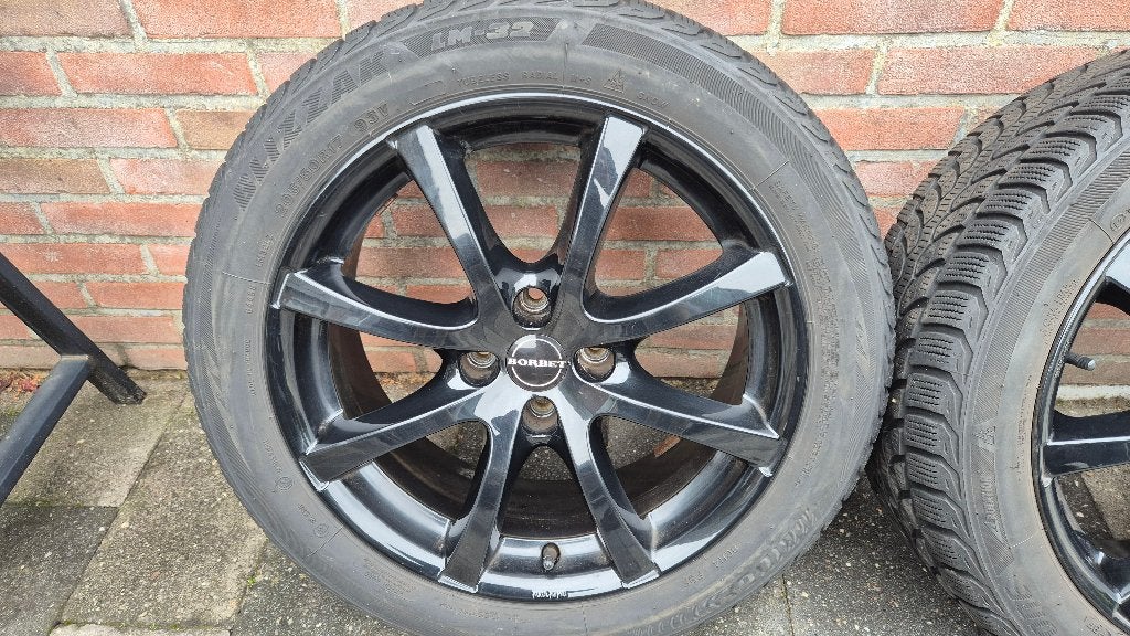 17 inch lichtmetalen velgen. BORBET, Ophalen, Gebruikt, Banden en Velgen, 17 inch