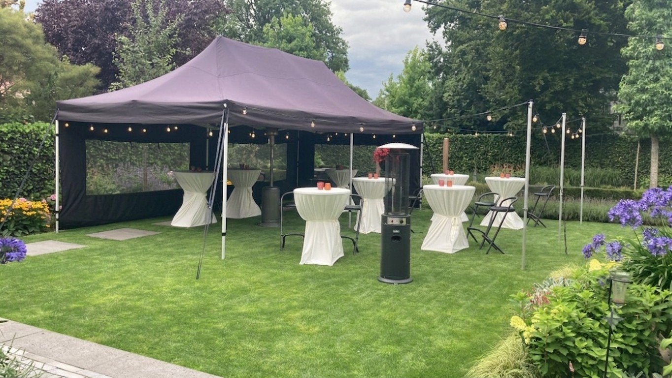 te koop easy up 8x4, Ophalen, Gebruikt, Opvouwbaar, Partytent