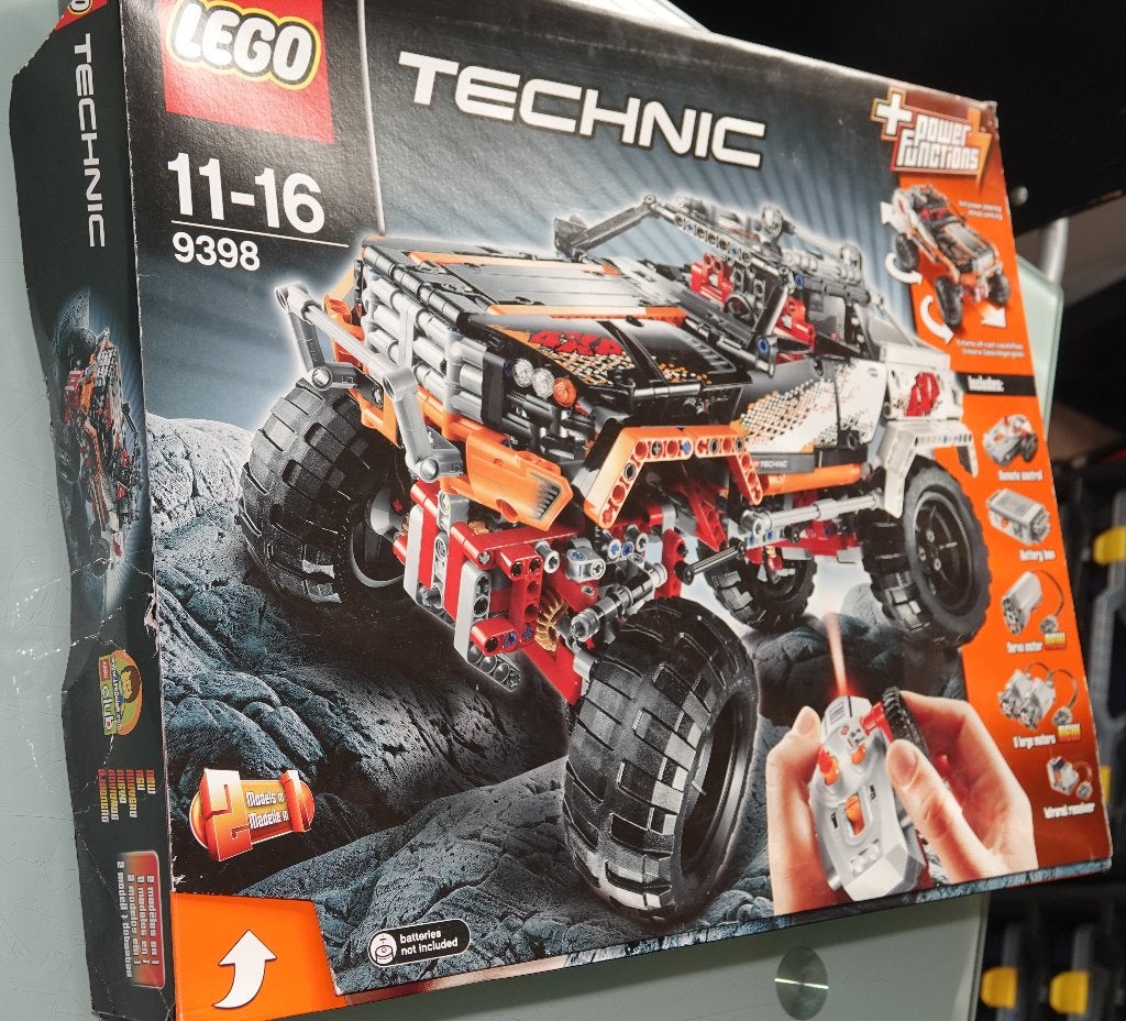 Lego Technic 9398 Face Lift Doos Boekjes parts met stickers, Gebruikt, Lego, Ophalen of Verzenden, Technic