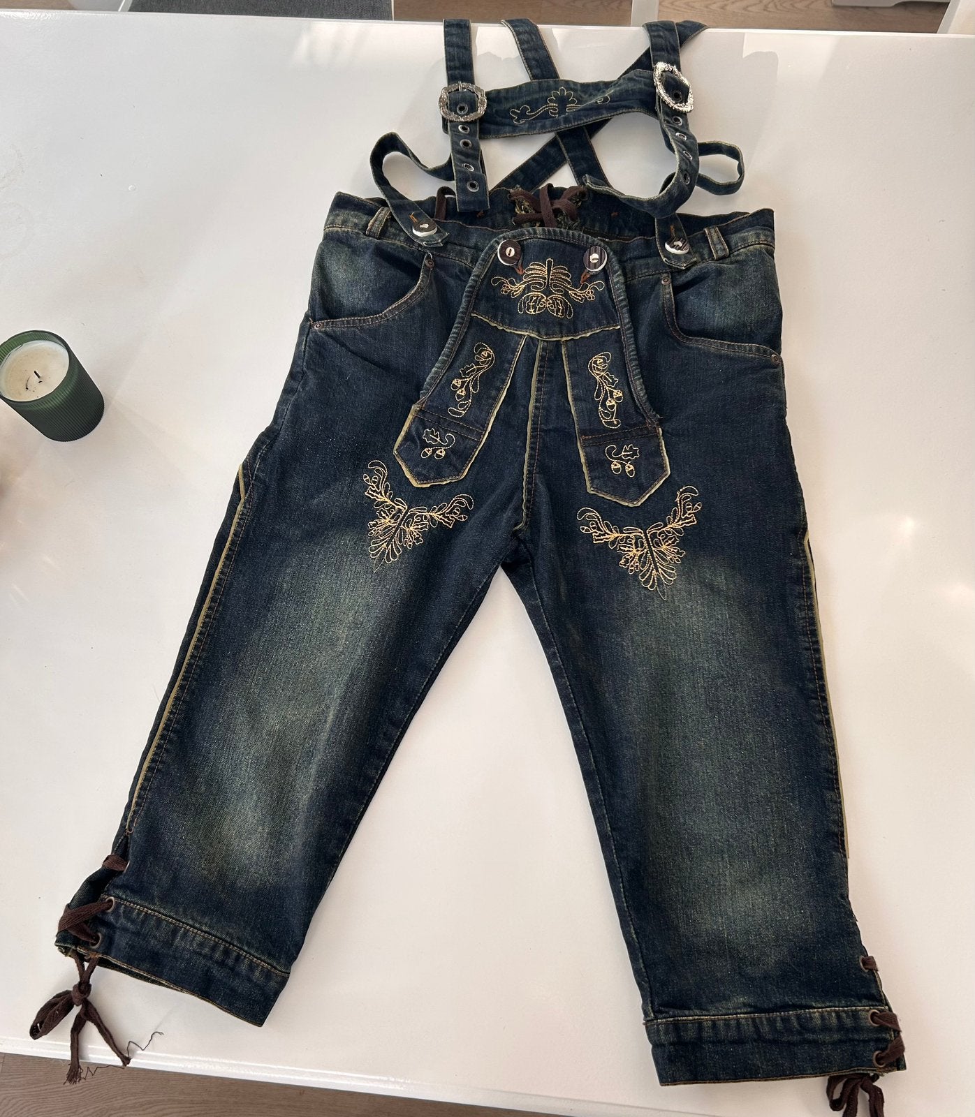 Oktoberfest kleding broek + overhemd, Kleding | Heren, Ophalen of Verzenden, Zo goed als nieuw, Maat 48/50 (M)