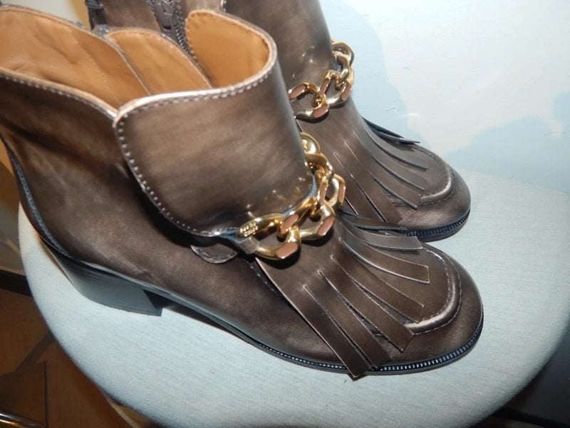 See by Chloe nieuwe laarzen ketting franje aparte tint 41, Overige kleuren, Verzenden, Lage of Enkellaarzen, Nieuw