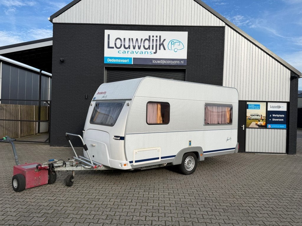 DETHLEFFS Family 420 T ’99 (4 pers. 780 kg), Caravans en Kamperen, Vast bed, Bedrijf, Treinzit, 750 - 1000 kg