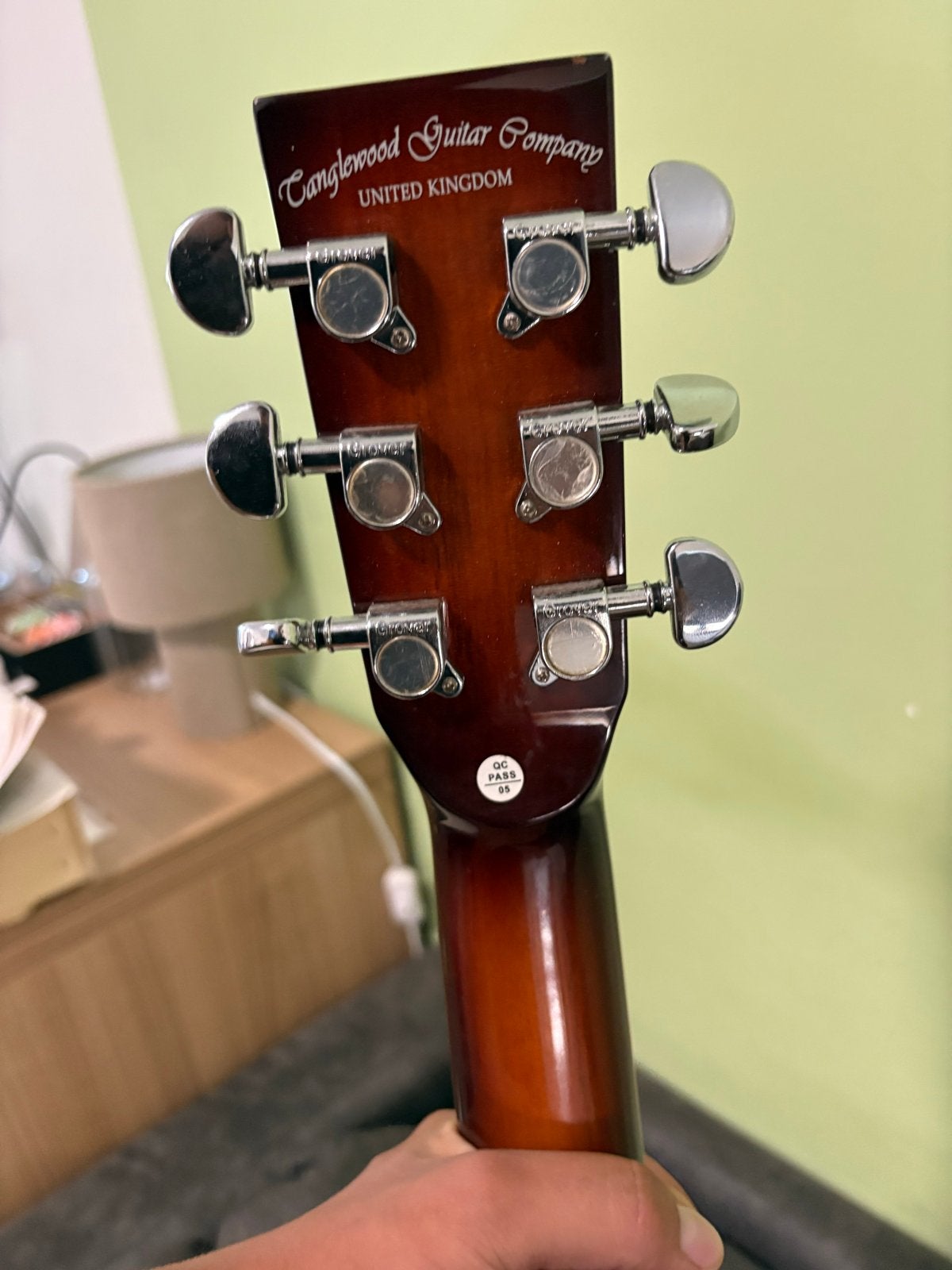 Tanglewood Winterleaf TW MINI KOA Westerngitaar, Muziek en Instrumenten, Snaarinstrumenten | Gitaren | Akoestisch, Ophalen, Zo goed als nieuw