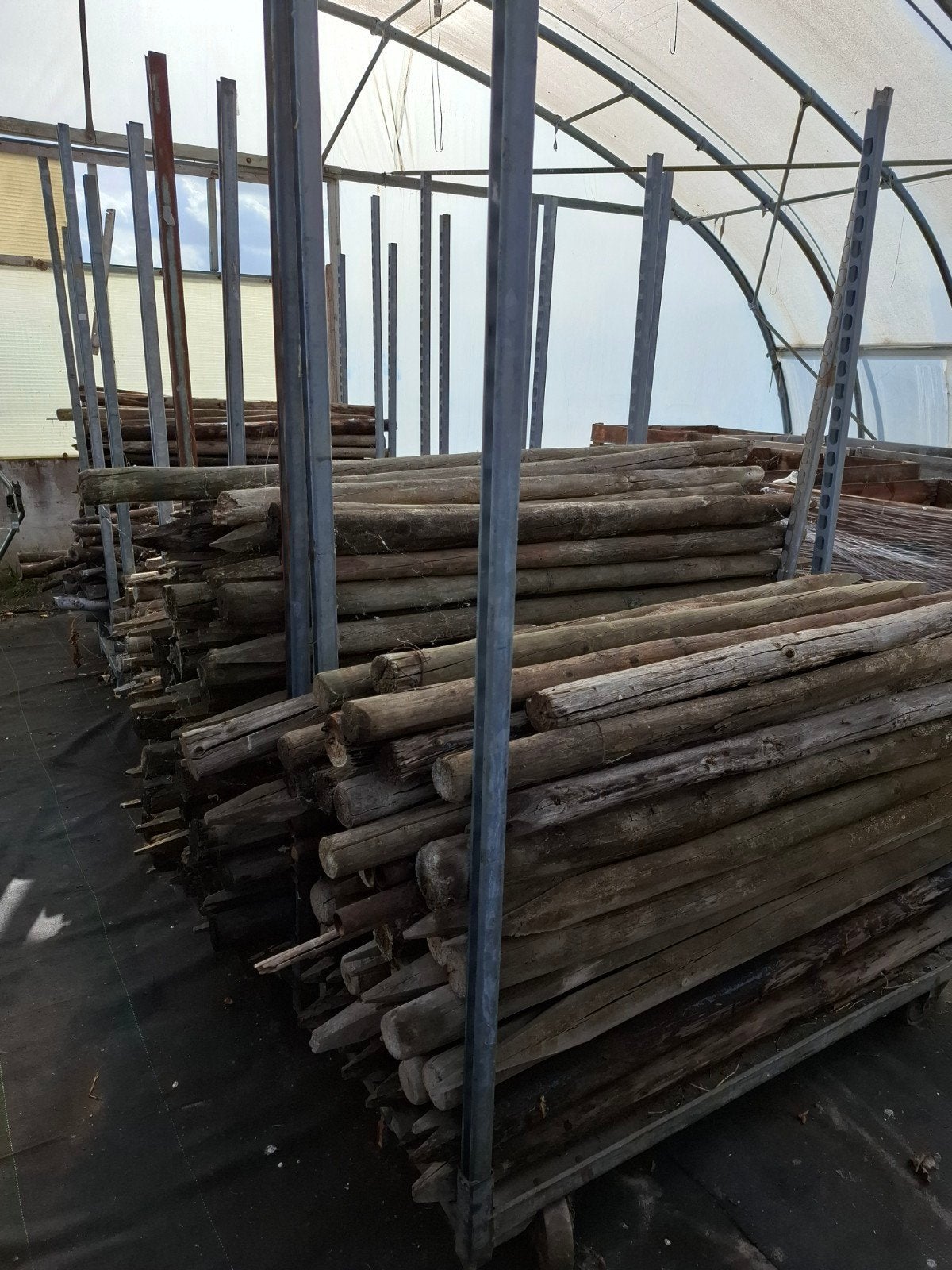 houten palen gratis, Ophalen, Gebruikt, Minder dan 180 cm, Palen