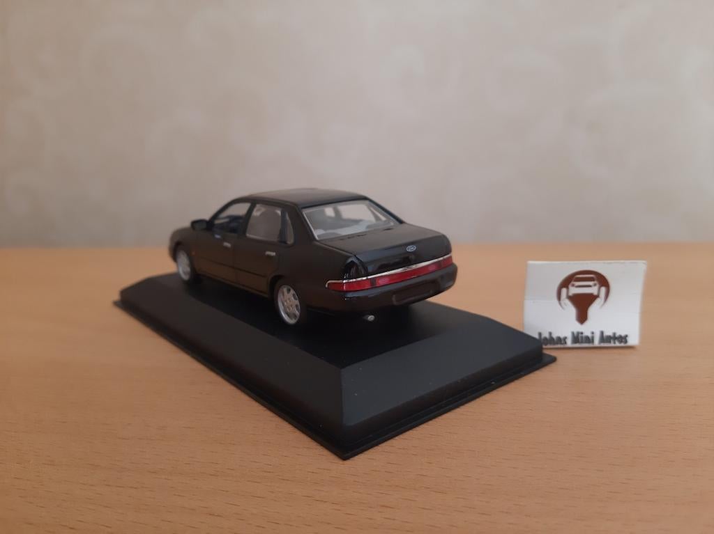Ford Scorpio 1995 zwart metallic van Minichamps 1:43, Hobby en Vrije tijd, Minichamps, Auto, Nieuw, Ophalen of Verzenden