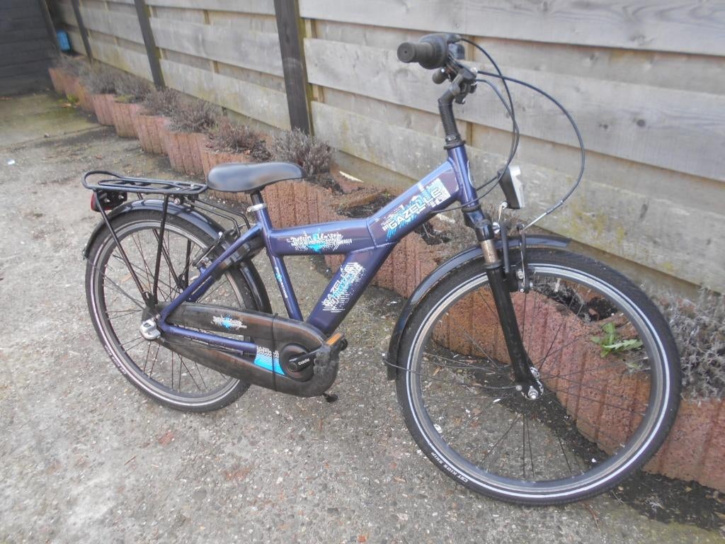 Gazelle jongensfiets, 24 inch, 3 versn, Fietsen en Brommers, Fietsen | Jongens, Ophalen, Gebruikt, 24 inch