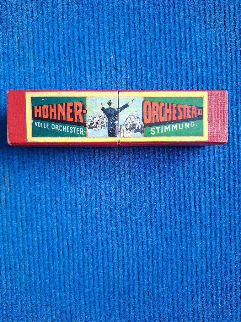 hohner mondharmonica, Muziek en Instrumenten, Blaasinstrumenten | Mondharmonica's, Ophalen of Verzenden, Gebruikt, Met koffer of doosje