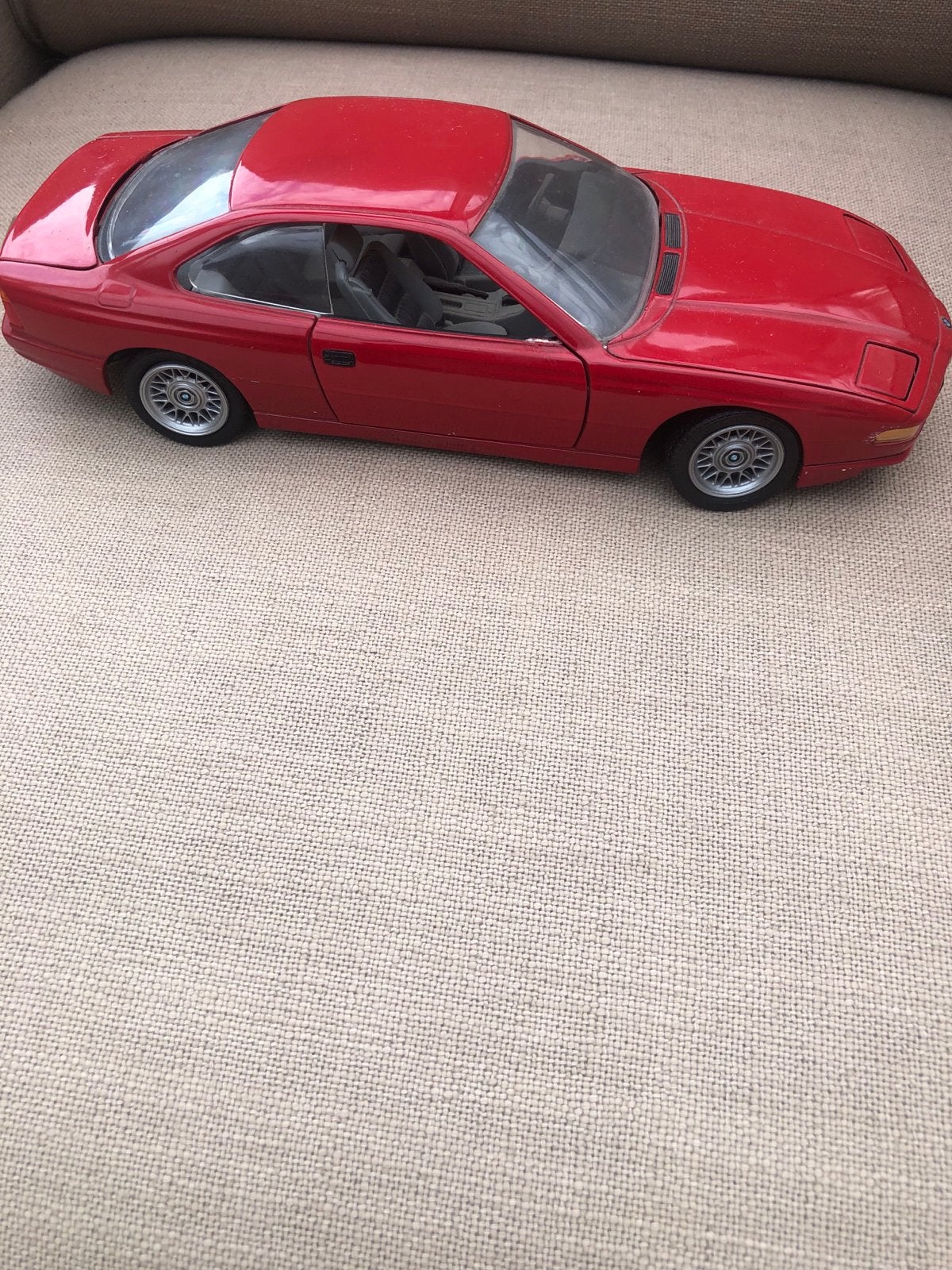 BMW 850 Ci schaalmodel - Buitenspiegels ontbreken, Overige merken, Gebruikt, Auto, Groter dan 1:32