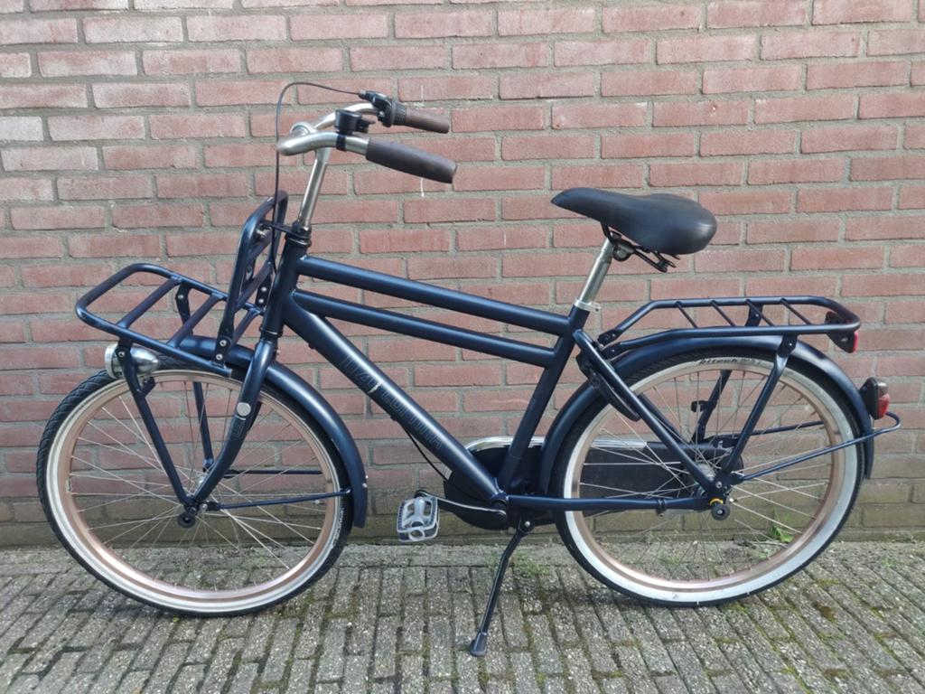 Cortina U4 jongenstransportfiets 24inch, Gebruikt, Versnellingen, Minder dan 49 cm, Ophalen