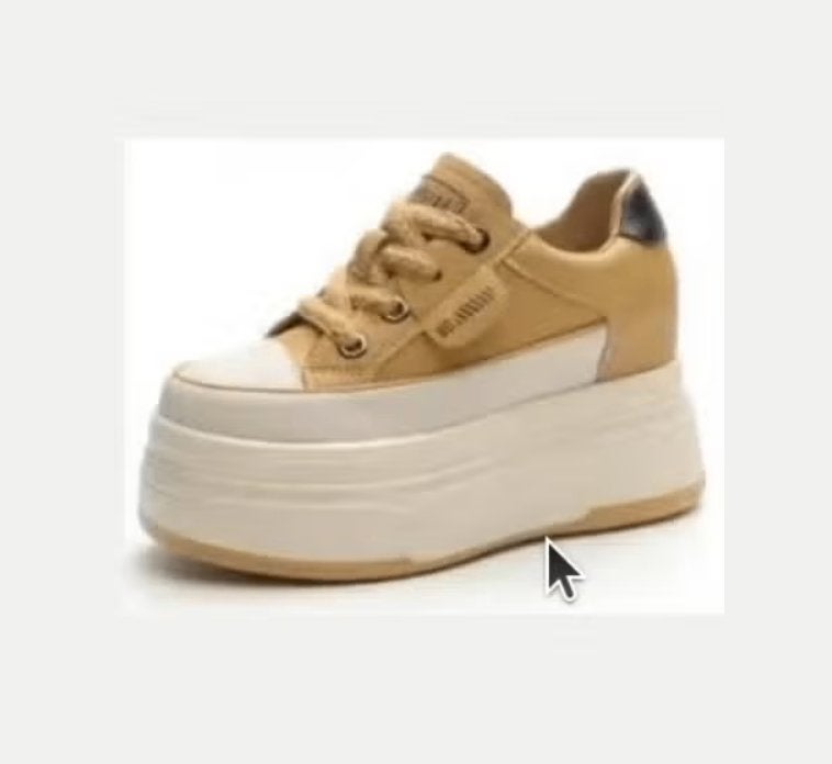 Trendy platform sneakers voor dames met 8cm hoge zool, Kleding | Dames, Ophalen of Verzenden, Nieuw, Sneakers of Gympen