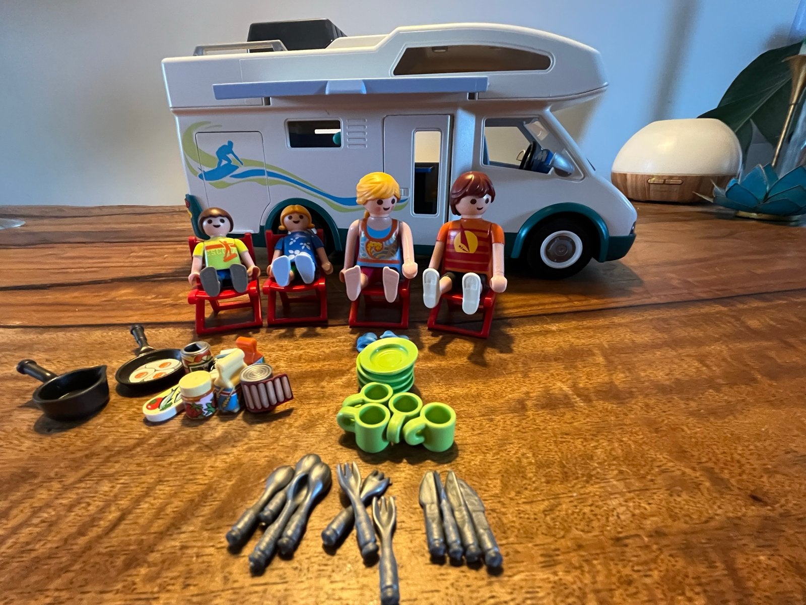 Playmobil Camper, Kinderen en Baby's, Speelgoed | Speelgoedvoertuigen, Ophalen, Zo goed als nieuw