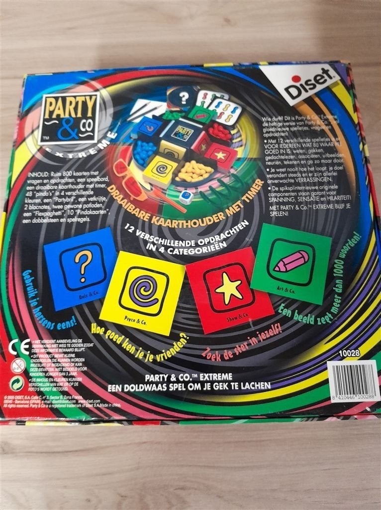 Party en co Extreme - s1935, Hobby en Vrije tijd, Gezelschapsspellen | Bordspellen, Verzenden, Zo goed als nieuw