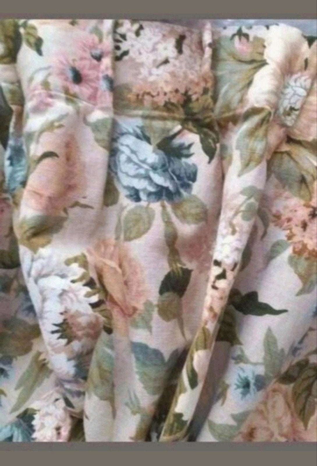 Moygashel rozen vintage bloemen gordijn nieuw!, Ophalen of Verzenden, Nieuw