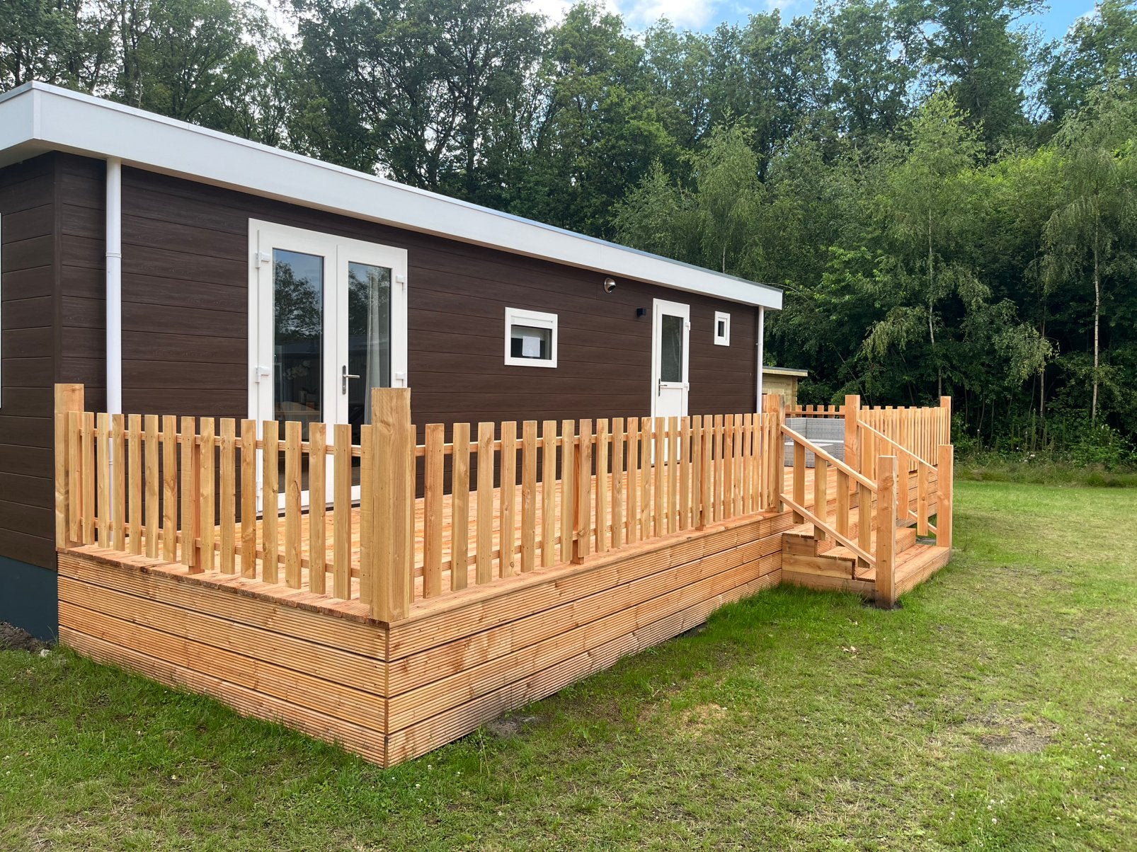 Nieuwe luxe chalet op ruime boskavel