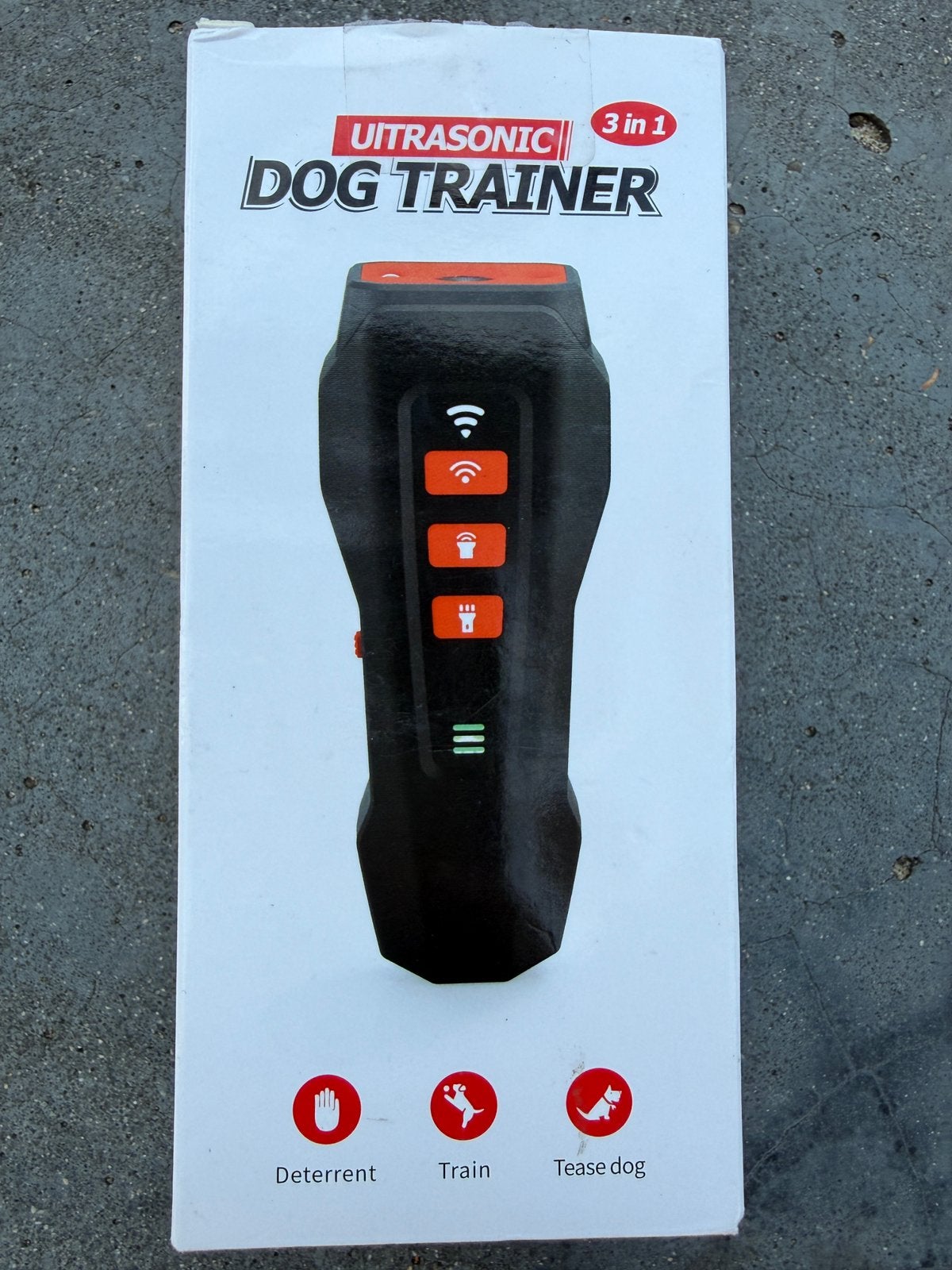 Dog trainer ultrasonic 3 in 1, Ophalen of Verzenden, Zo goed als nieuw