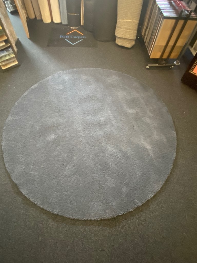 Vloerkleed Brink en Campman Longbarn Basalt 250 cm rond, Info@brinkencampman.com, Rond, Ophalen of Verzenden, Grijs