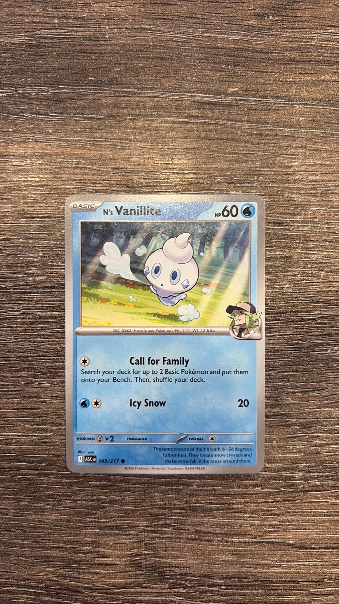 ASC N’s Vanillite 049/217, Ophalen of Verzenden, Zo goed als nieuw