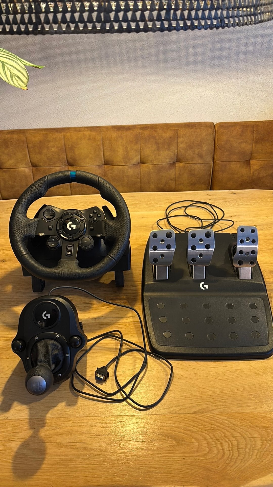 Logitech G29 Driving Force racestuur, pendalen, schakelpook, Ophalen of Verzenden, Zo goed als nieuw
