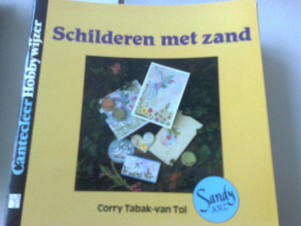 Boekje Schilderen met zand uit Cantecleer Hobbywijzer, Verzenden, Zo goed als nieuw, Overige typen