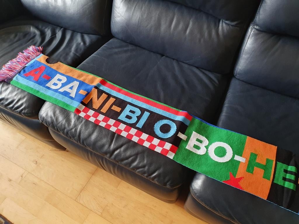 Eurovision 2021 Rotterdam Fansjaal A-Ba-Ni-Bi, Ophalen of Verzenden, Nieuw, Foto of Kaart