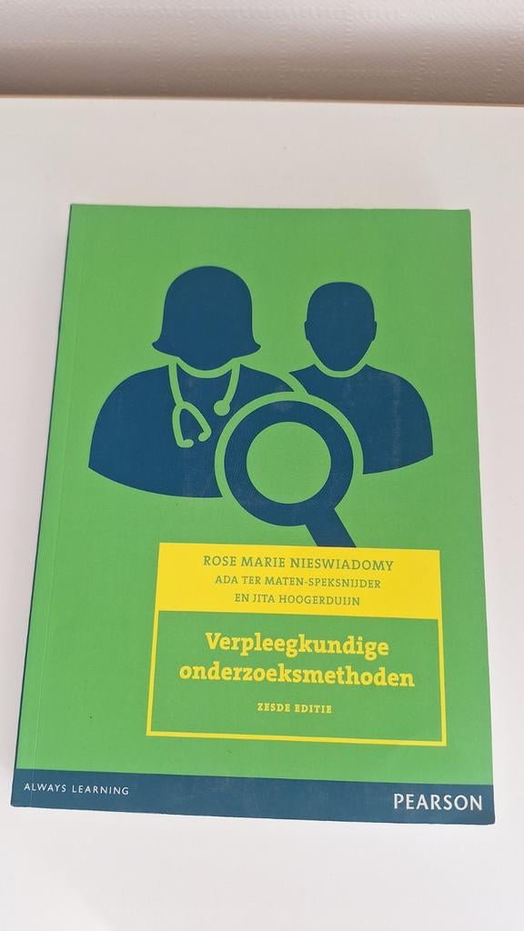 Verpleegkundige onderzoeksmethoden 6e editie (gebruikt), Boeken, Ophalen of Verzenden