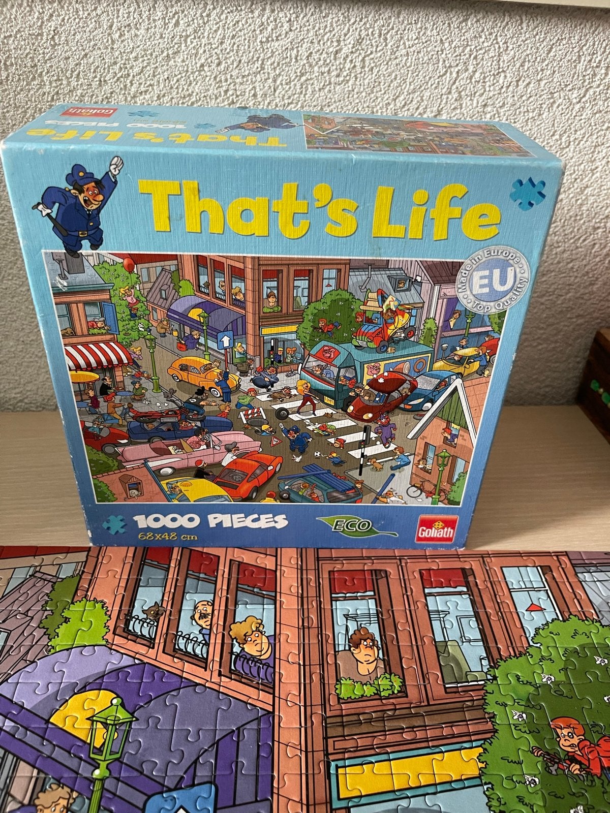 Goliath That's Life Puzzel 1000 stukjes, Ophalen of Verzenden, 500 t/m 1500 stukjes, Gebruikt, Legpuzzel