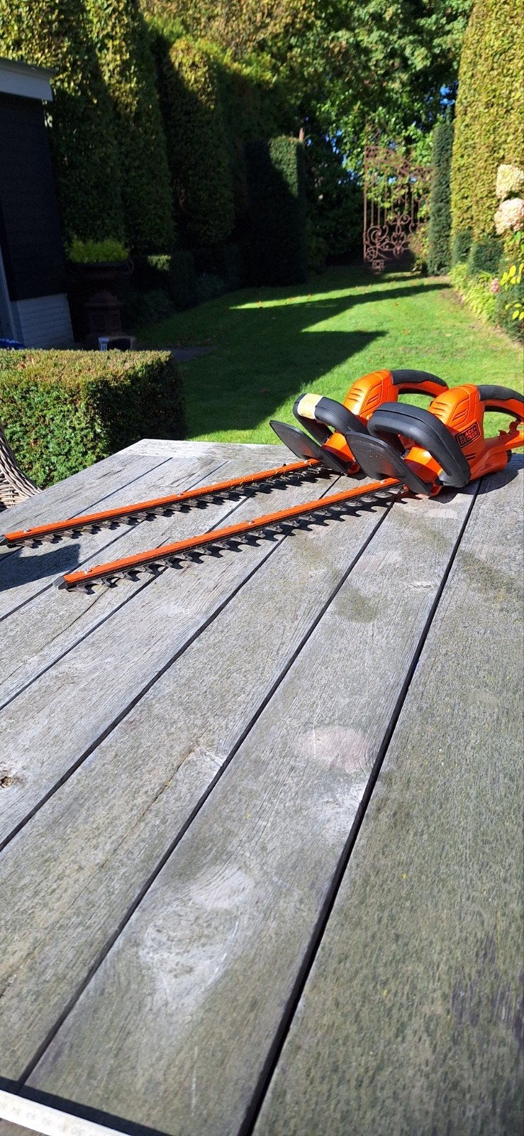 Black en Dekker elektrische snoeischaar 60 cm (2stuks), Ophalen, Elektrisch