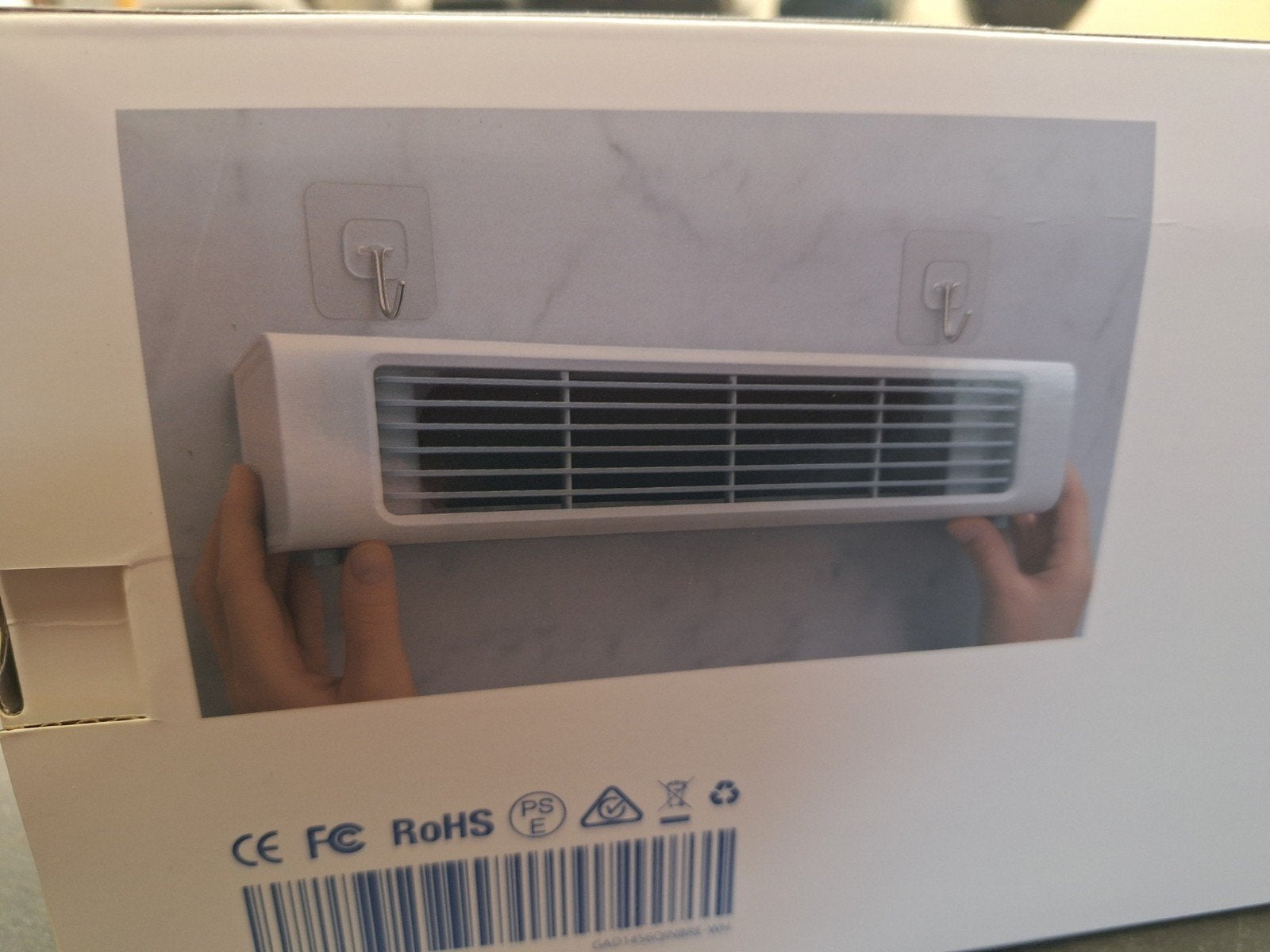 Compacte wandventilator - ideaal voor kleine ruimtes, Ophalen of Verzenden, Nieuw, Overige
