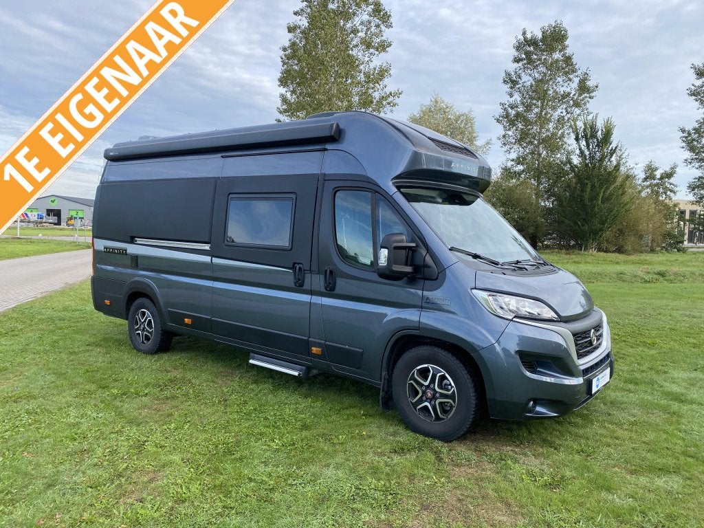 Affinity ONE automaat 4 persoons, Fiat, 6 tot 7 meter, Bedrijf, Raamblindering
