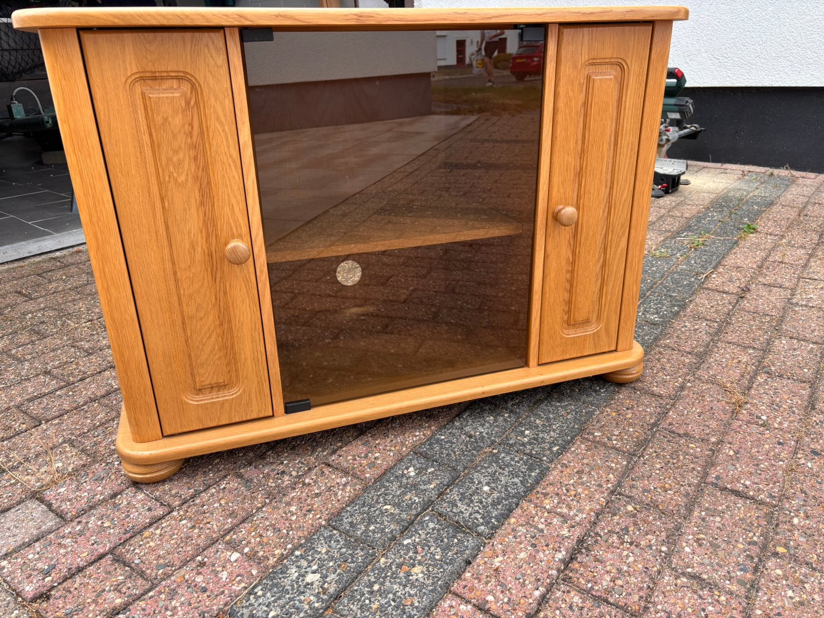 Hoek- tv meubel, Ophalen, Gebruikt, 25 tot 50 cm, Minder dan 100 cm