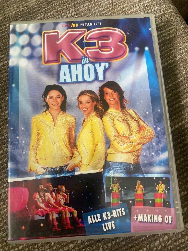 K3 in Ahoy' DVD - Live concert en making of, Bonusmateriaal, Gebruikt, Alle leeftijden, Nederlands