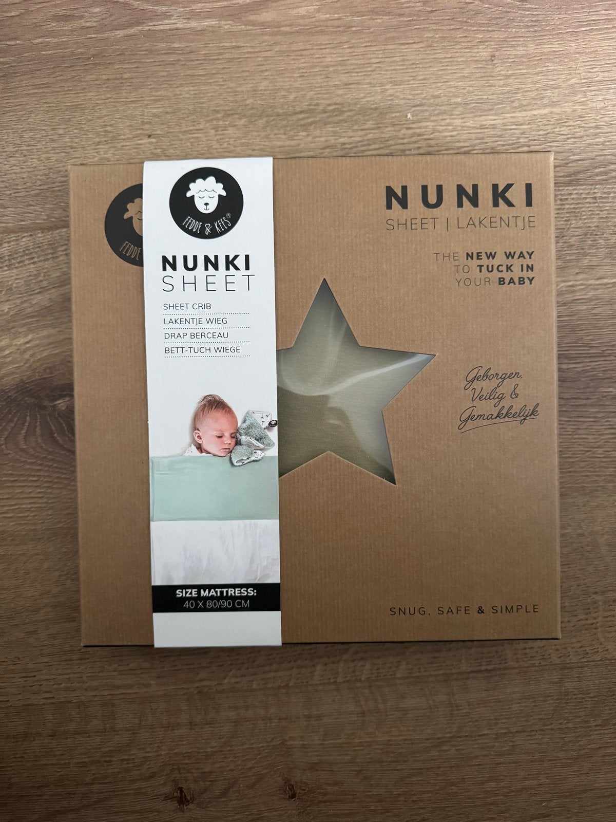 Nunki Sheet Lakentje Wieg - Fedde & Kees, Hoeslaken of Sloop, Nieuw, Ophalen of Verzenden, Fedde & Kees