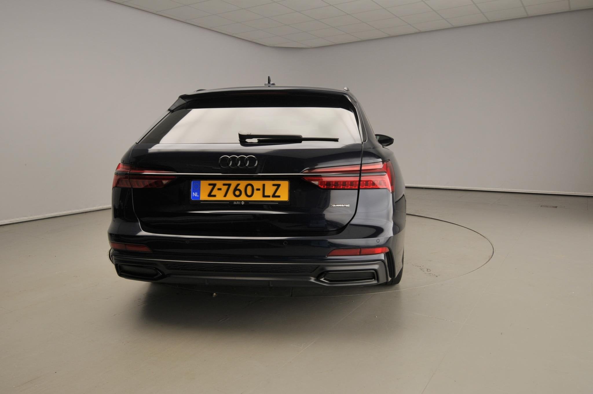 Audi A6 Avant 55 TFSI e quattro Trekhaak | Panoramadak | Mat, Auto's, Automaat, Gebruikt, 4 cilinders, Blauw