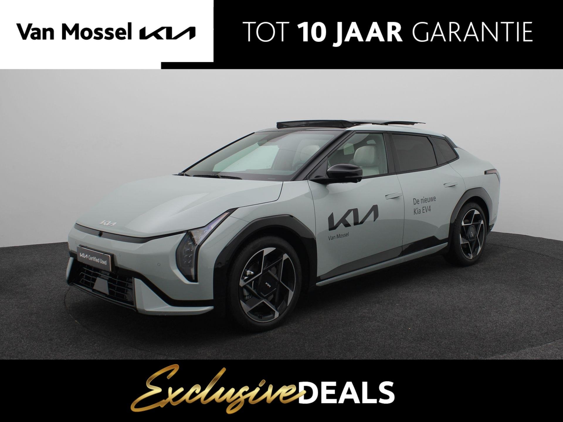 Kia EV4 GT-PlusLine 81.4 kWh Leder | Elektr. stoel met geheu, Auto's, 204 pk, 1000 kg, Te koop, 750 kg