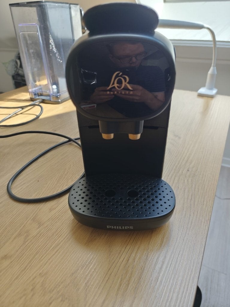 Philips L'OR Barista Sublime koffiemachine met cups, Ophalen, Gebruikt, Koffiemachine, 2 tot 4 kopjes